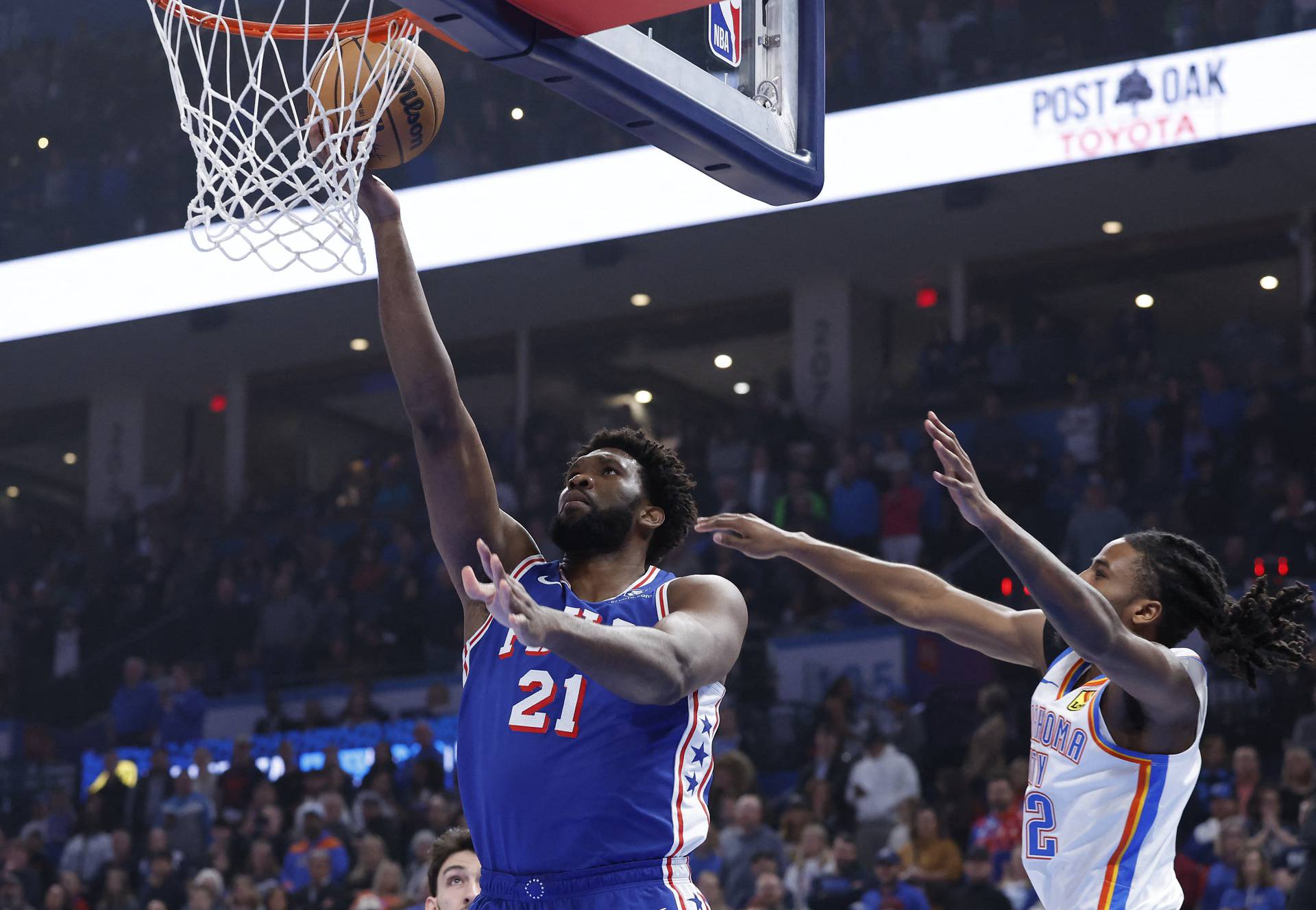 NBA: Philadelphia 76ers at Oklahoma City Thunder