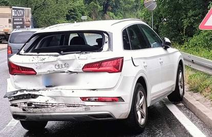 Strava! Dok je otac gasio požar kamion se zabio u njegov auto. U njemu je sjedila curica (4)