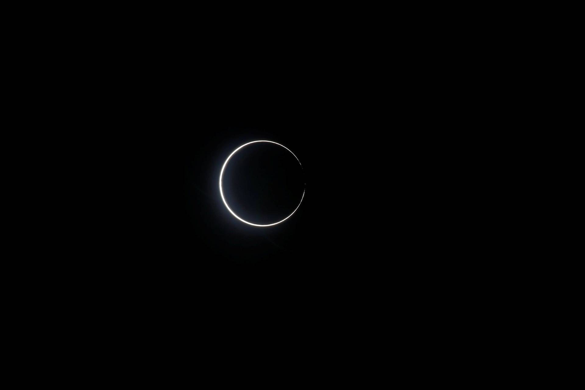 Ring of fire is seen during the solar eclipse at Budai township