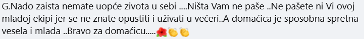 Gledatelji Večere za 5: Gospođo Nado, kritizirate bez granica. Ali nećete pobijediti, bez brige...'