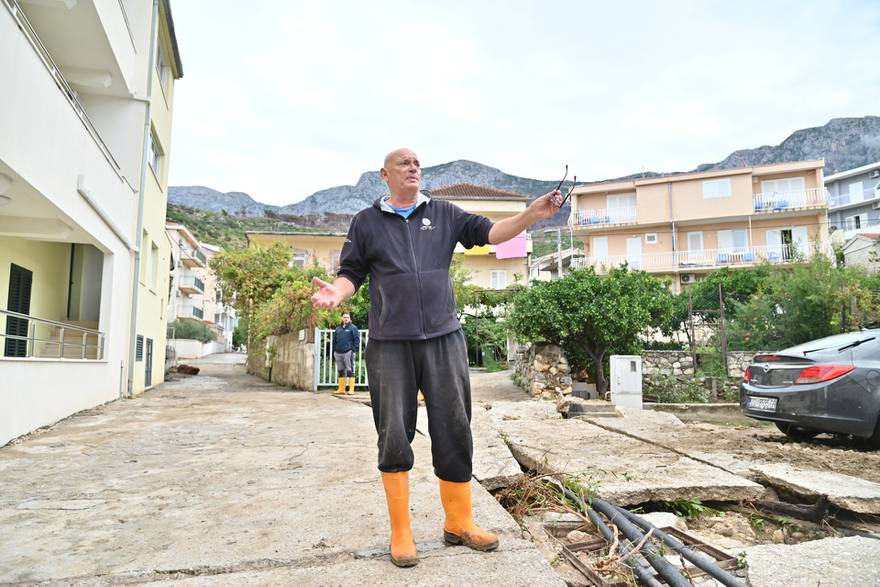 Podgora: Sanacija štete nakon poplave