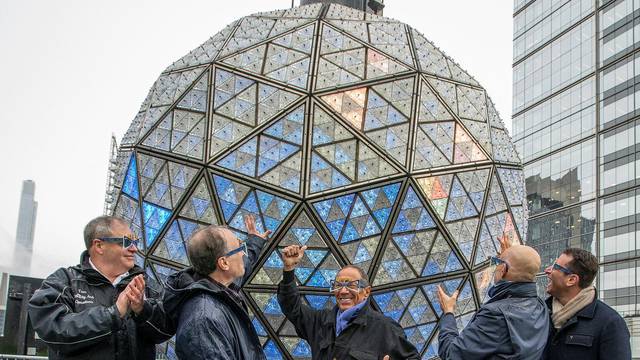 Times Square New Year’s Eve Ball special celebratory design reveal in New York