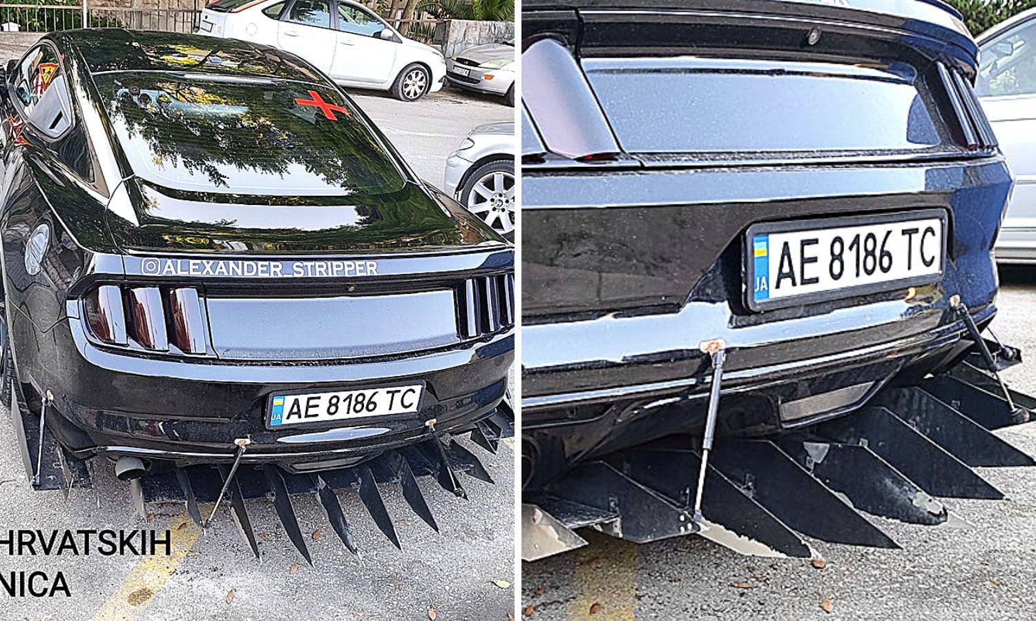 Fotografija iz Splita: Što je ovo, Mad Max s AliExpressa? Čuvajte noge ako ste blizu ovog auta...