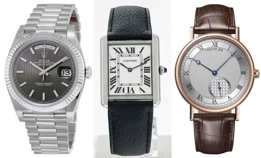 5 klasika za mušku eleganciju: Od Rolexa, Pateka do Cartiera