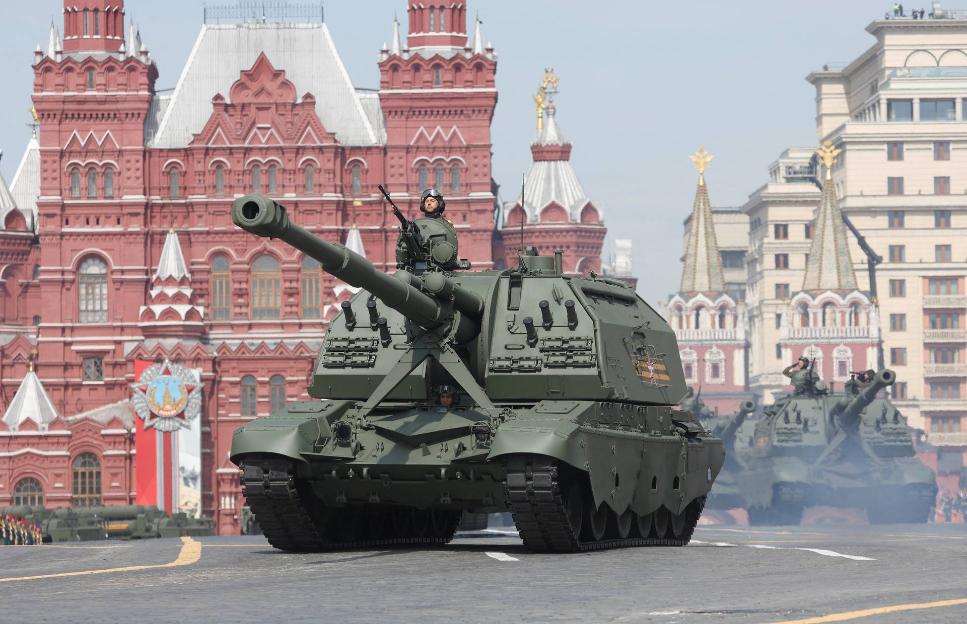 Rehearsal for Victory Day Parade in Moscow