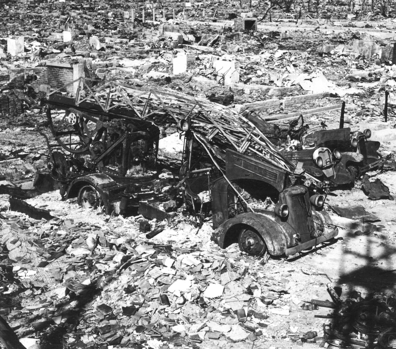 FILE PHOTO: Devastation caused by the atomic bomb is seen in Hiroshima