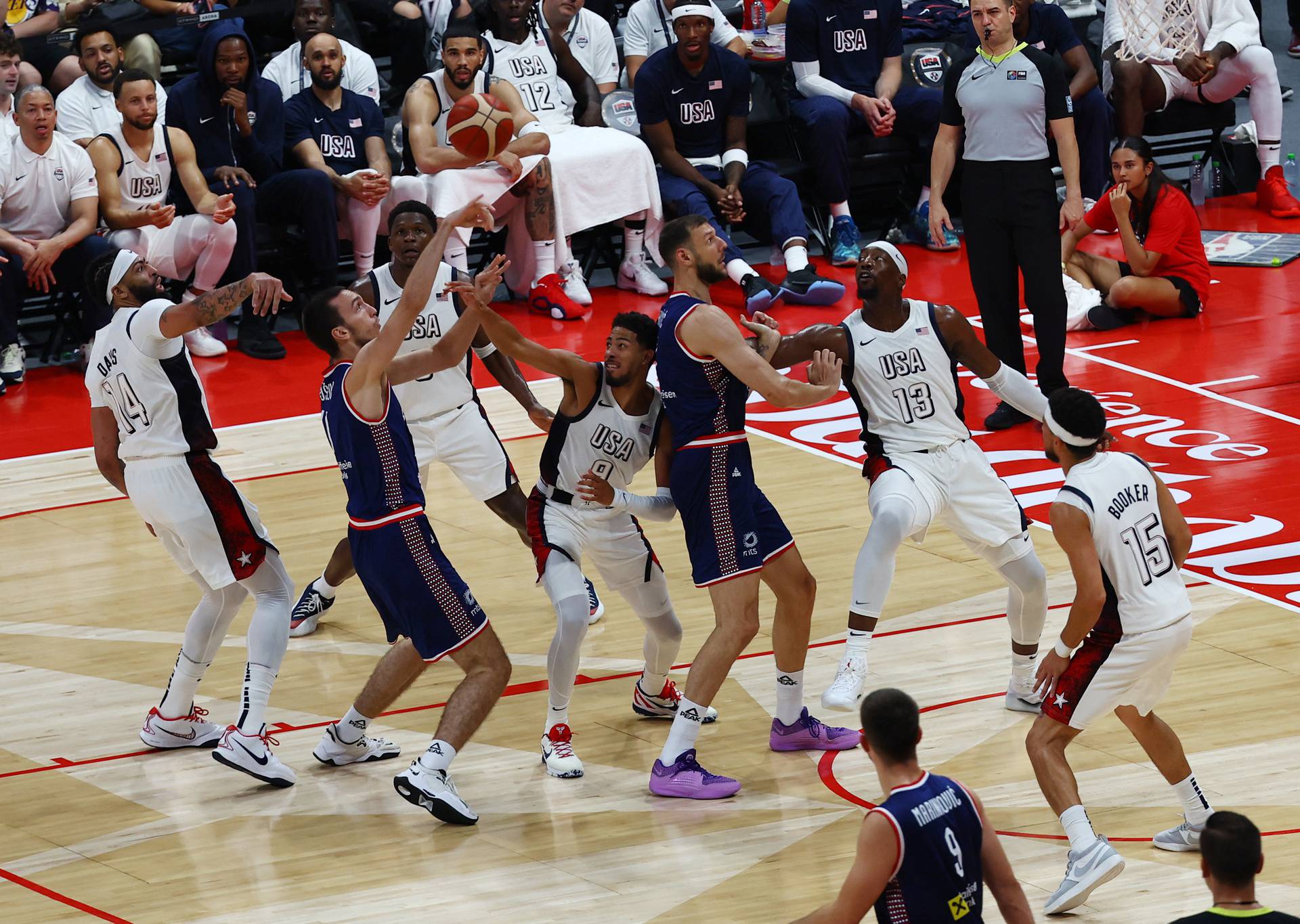 USA Basketball Showcase - United States v Serbia