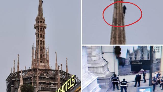 Suludo i opasno: Uhitili dvojicu Francuza u Milanu. Sakrili se u katedrali pa se popeli na toranj