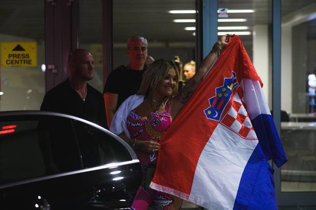 Zadar: Rita Ora pozirala s hrvatskom zastavom