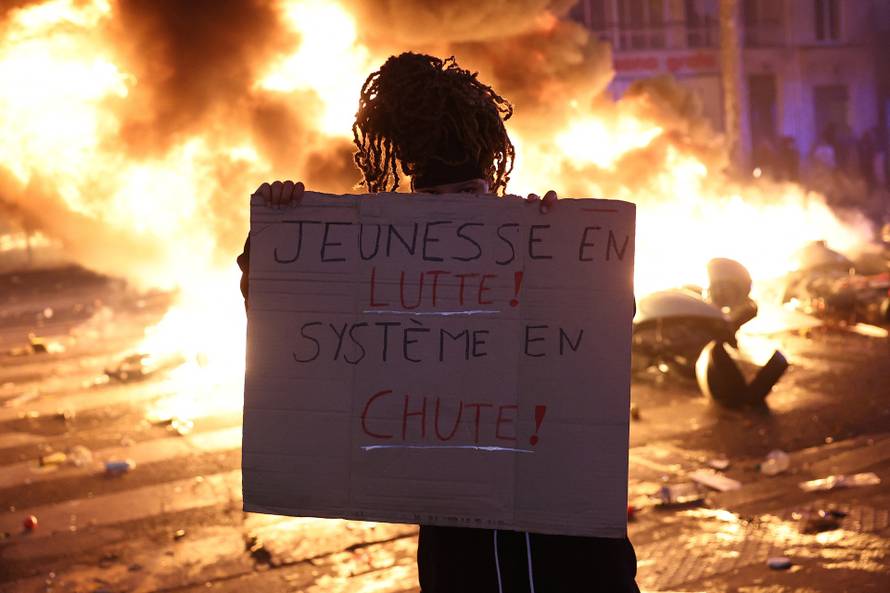Nationwide protests in France against the cost of living