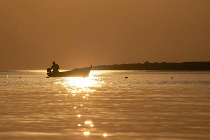 Zalazak sunca u Fažanskom kanalu