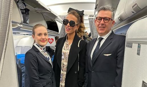 Kate Beckinsale snimala film u hangaru Croatia Airlinesa: 'Ponosni smo što smo dio toga'