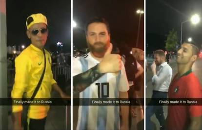Navijači u Rusiju došli obučeni kao Neymar, Messi i Ronaldo...