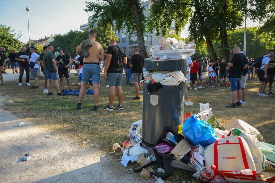 Zagreb: Fun zona na Bundeku već je puna smeća