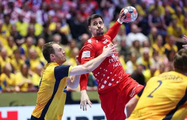 Susret &Scaron;vedske i Hrvatske u prvom krugu EHF Europskog prvenstva