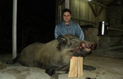 Ulovio kapitalca: 'Čak dva sata čekao sam vepra da se pojavi'