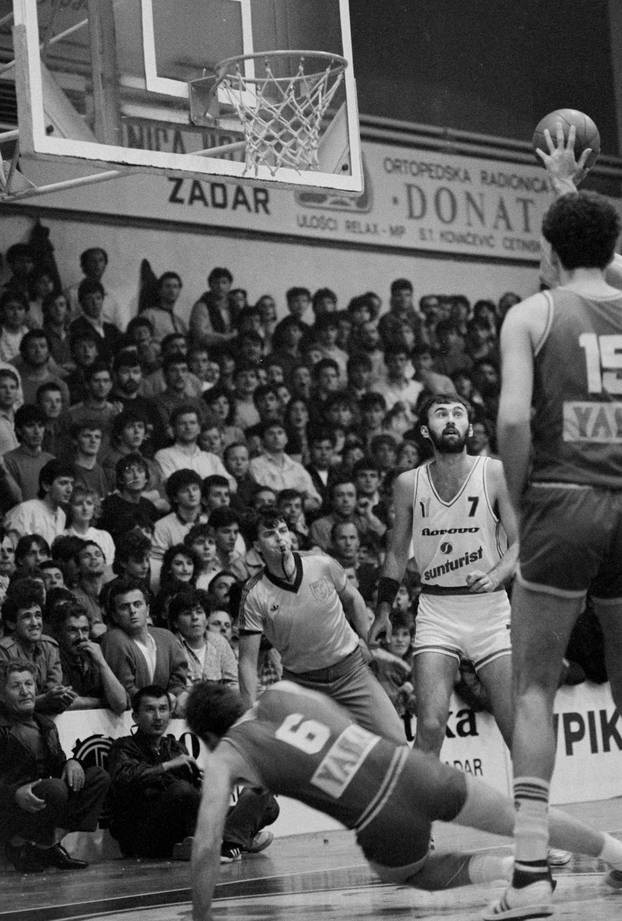 Druga utakmica finala play-offa Prvenstva Jugoslavije 1986. godine, KK Cibona - KK Zadar
