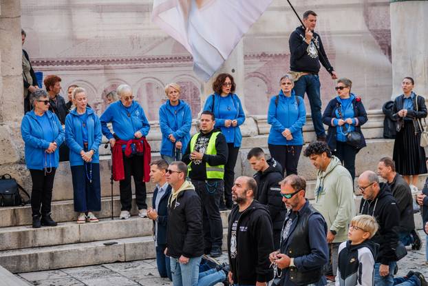 Split: Molitelji na Peristilu okupili su se i ove prve subote u mjesecu