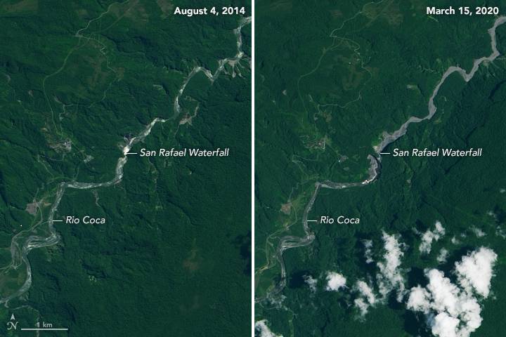 Nestao najveći ekvadorski vodopad San Rafael od 45 m