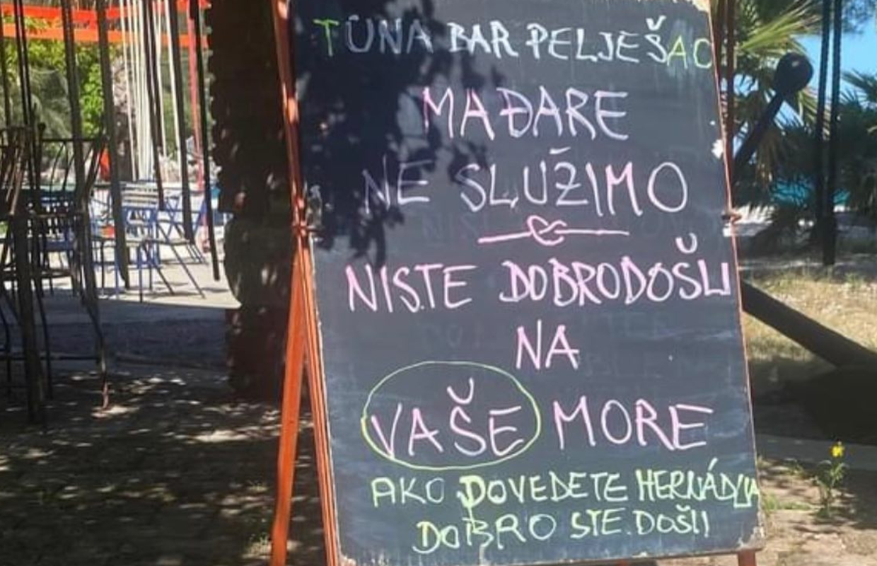 Ugostitelju s Pelješca prijeti do 200.000 kn kazne, 'obračunao' se s Orbanom: 'Bila je i policija'
