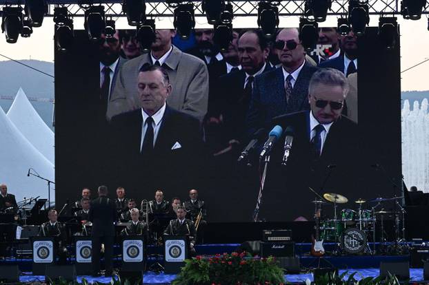 Svečani koncert u Zagrebu povodom 35. obljetnice postrojavanja Zbora narodne garde i ustrojavanja Hrvatske vojske i policije
