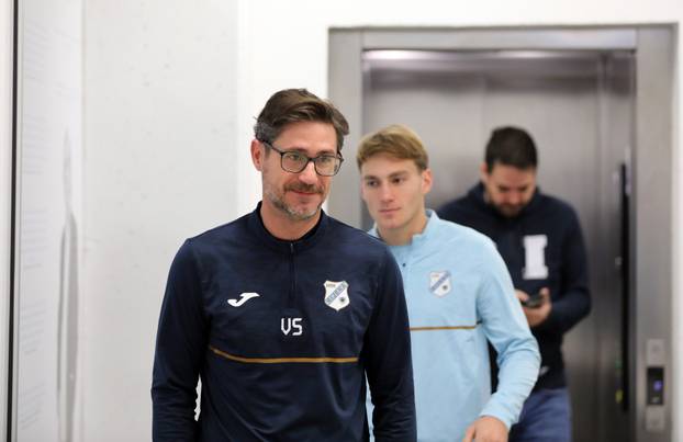 Rijeka: Konferencija trenera Victora Sancheza i igrača Tonija Fruka na Rujevici