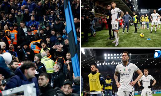 Drama u Bergamu: Navijaču pozlilo, iznesen je na nosilima. Inter uvjerljiv protiv Atalante