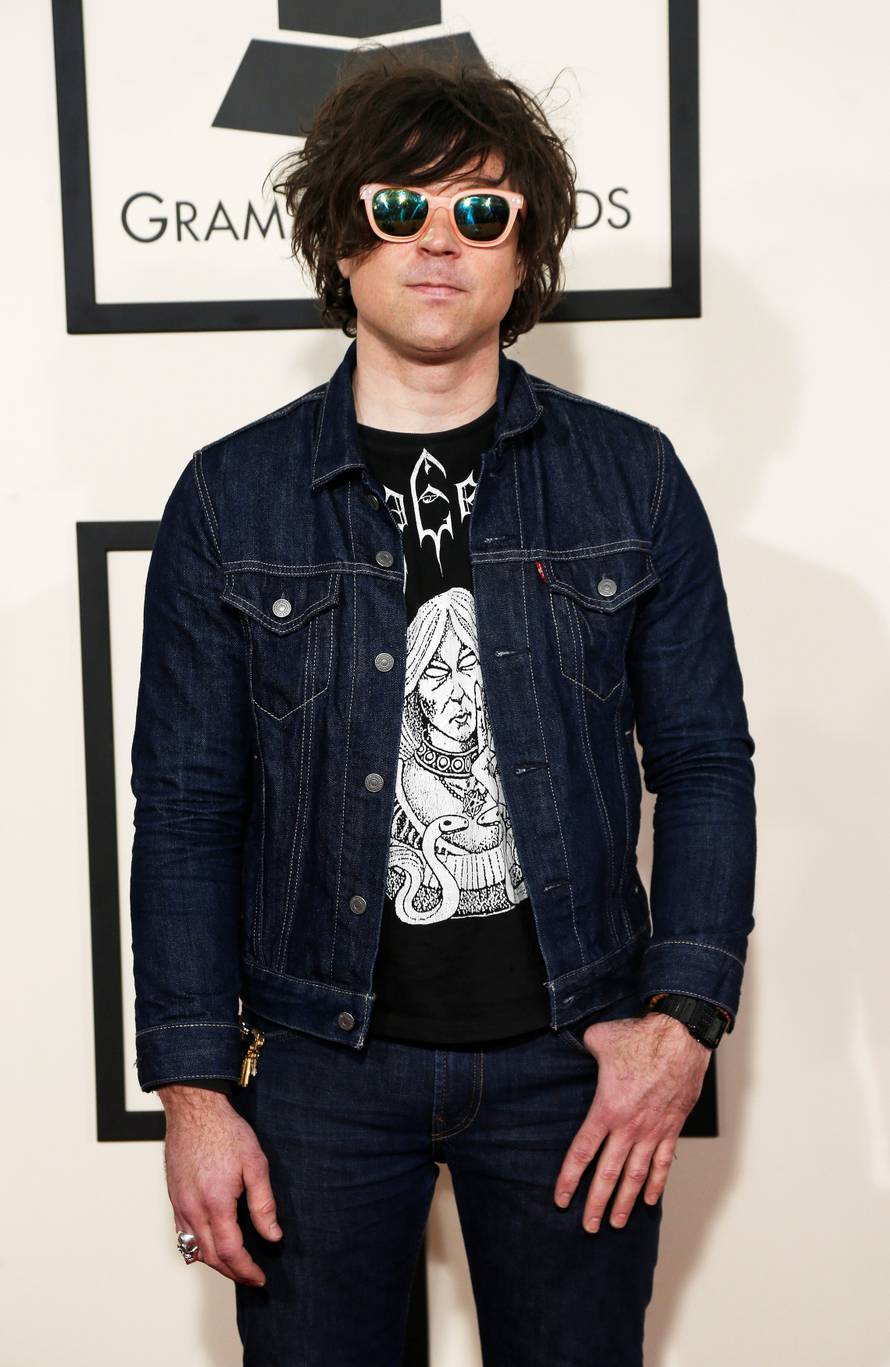 FILE PHOTO: Ryan Adams arrives at the 57th annual Grammy Awards in Los Angeles