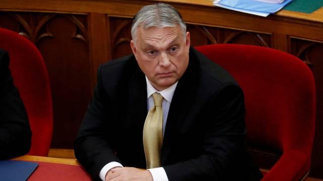 FILE PHOTO: Hungarian PM Orban takes the oath of office in the Parliament in Budapest