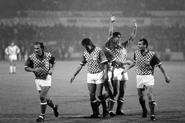 Zagreb: Utakmica reprezentacija Hrvatske i SAD-a, 17.10.1990.