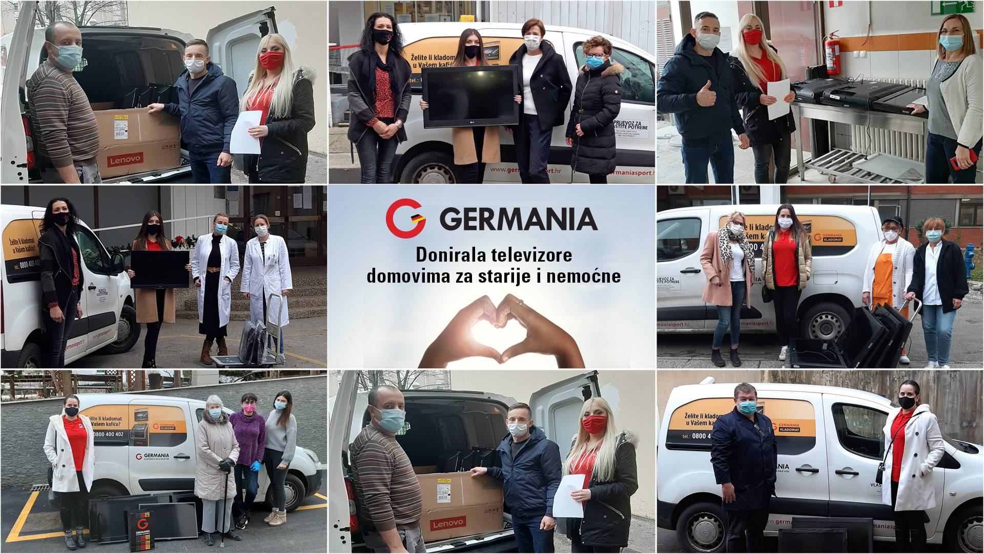Germania donirala televizore zagrebačkim domovima za starije i nemoćne