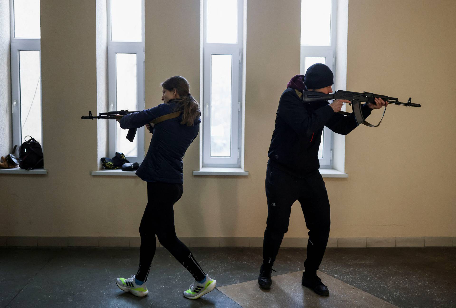 Meet the Ukrainian couples training for war, in Odessa