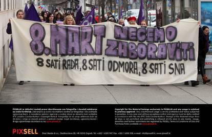 Prosvjedni marš stotinjak žena u Zagrebu: "ZOR mora pasti..."