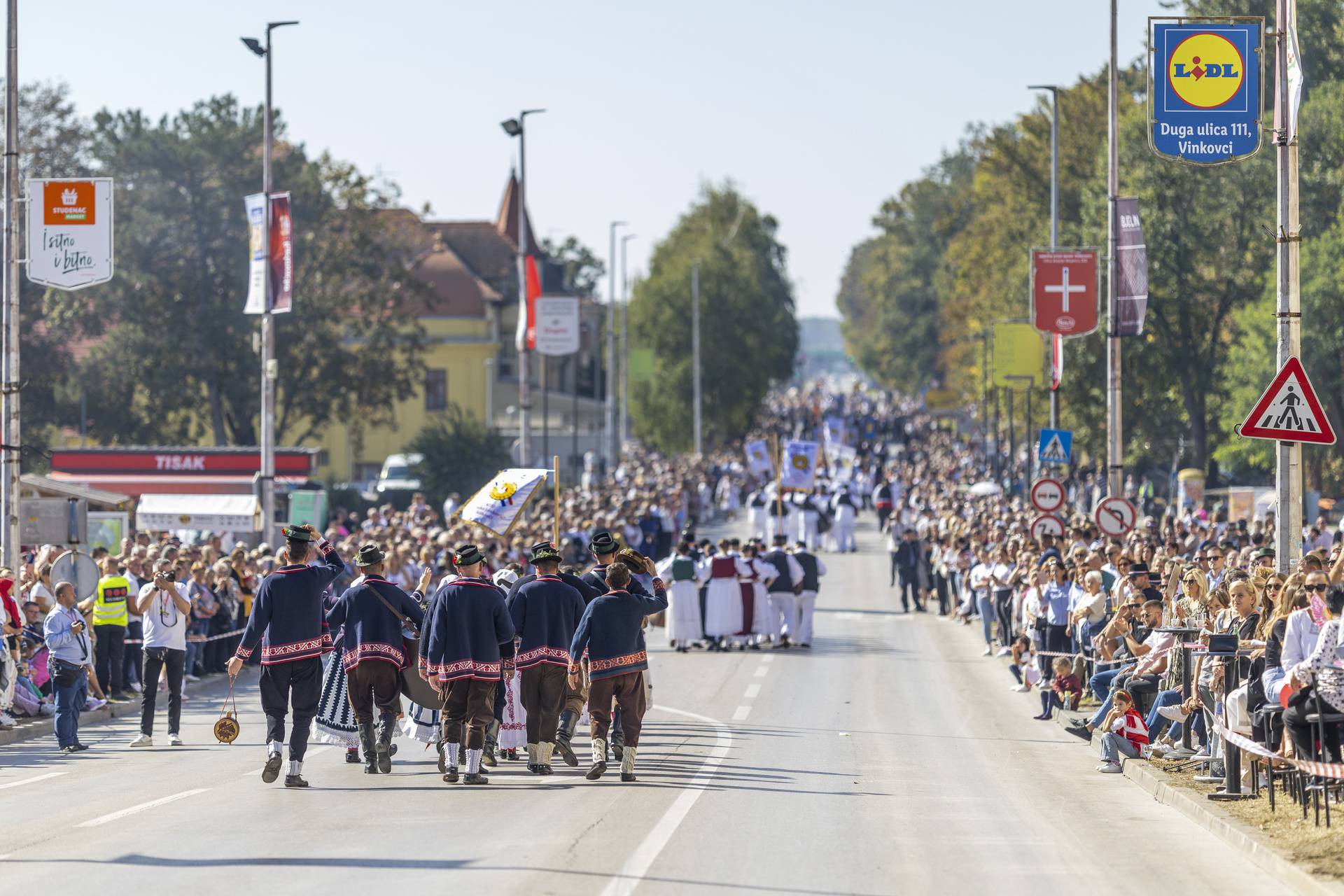 Svečani mimohod sudionika 59. Vinkovačkih jeseni