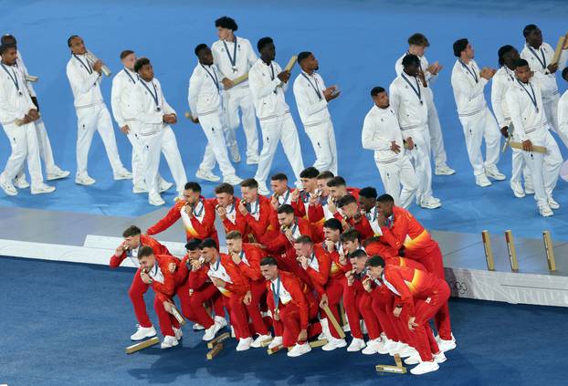 Football - Men's Victory Ceremony