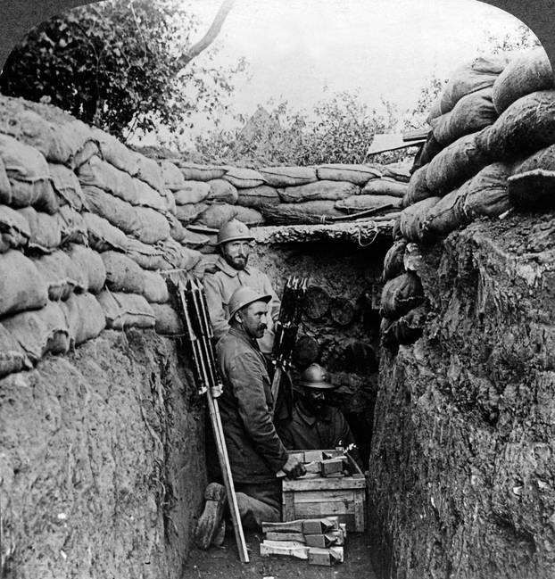 In a French trench