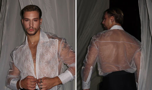FOTO Influencer Marco Cuccurin  u prozirnoj košulji oduševio pratitelje: 'Za čarobnu večer'