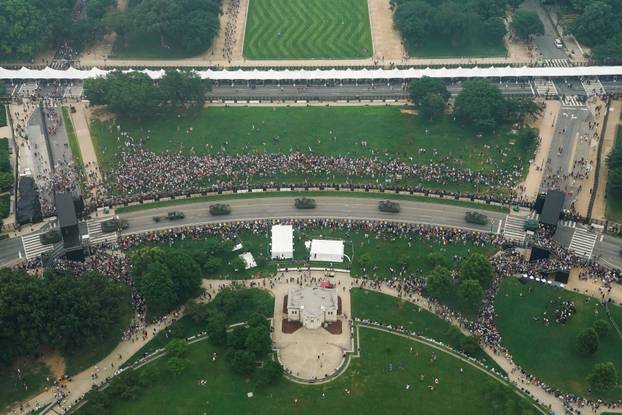 Military parade to commemorate the U.S. Army's 250th Birthday in Washington