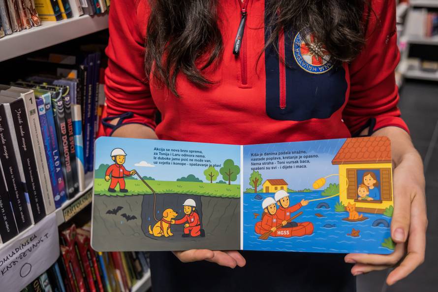 Slikovnica 'HGSS u akciji': Djeci smo pokazali gdje su opasnosti i tko će im tada pomoći