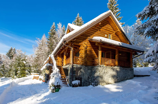 FOTO Čarobna koliba Ive Todorić kao da je ispala iz bajke: Tako izgleda prava zimska idila...