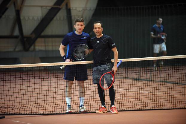 Zdravko Marić i Sandro Brusich odigrali meč na turniru Stars open u Rovinju