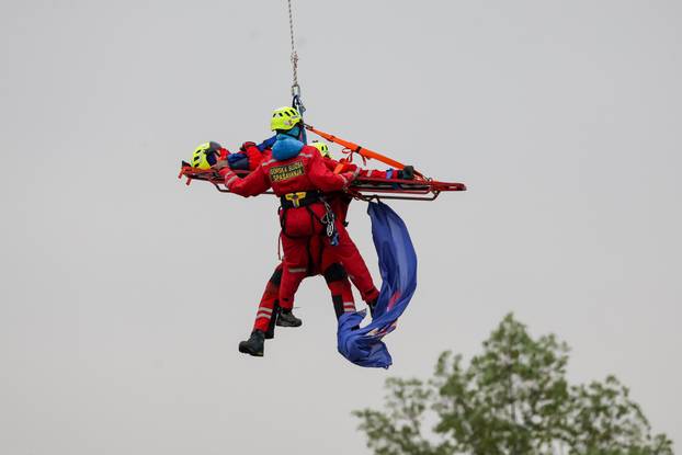 Generalna proba HGSS-a uoči obilježavanja 75. godina Hrvatske gorske službe spašavanja