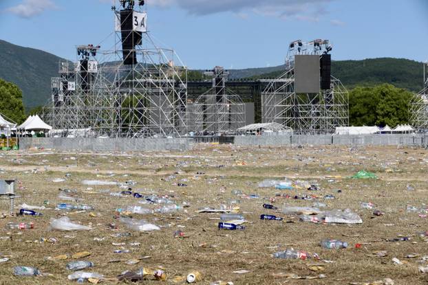 Jutro nakon koncerta Marka Perkovića Thompsona na sinjskom hipodromu