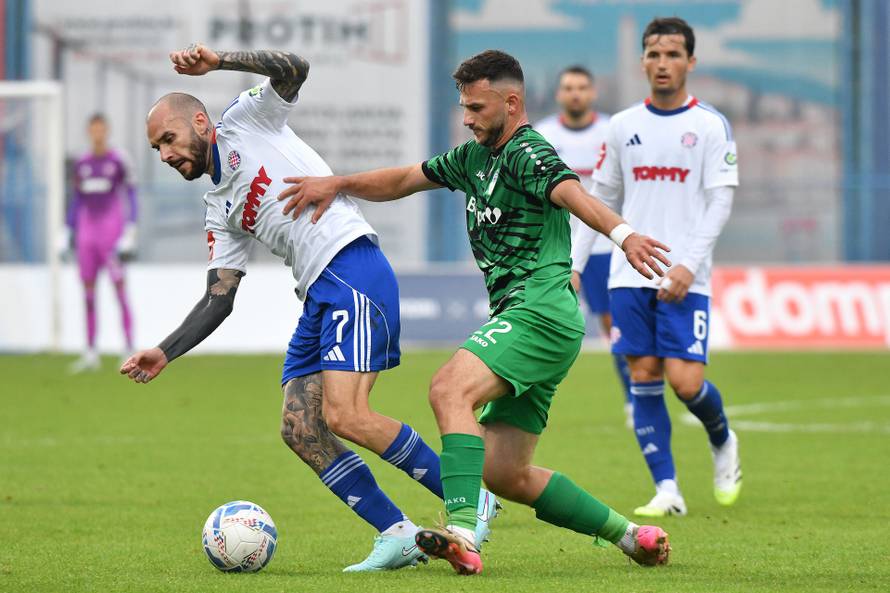 Koprivnica: Koprivnica i Hajduk sastali se u šesnaestini finala Hrvatskog nogometnog kupa