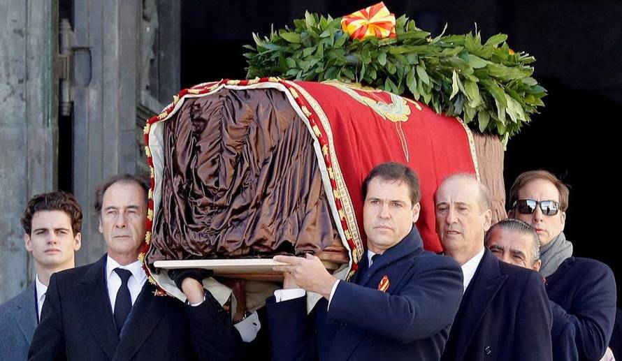 Exhumation of late Spanish dictator Francisco Franco in Spain