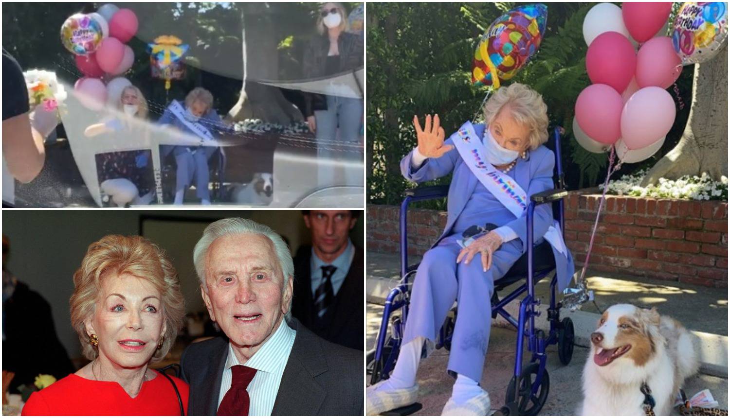 Udovica Kirka Douglasa slavila 101. rođendan: Svi imali maske