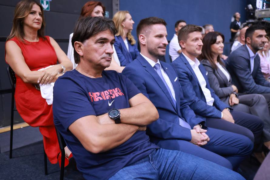 Osijek: Zlatko Dalić na prvom danu Davis Cupa između Hrvatske i Francuske
