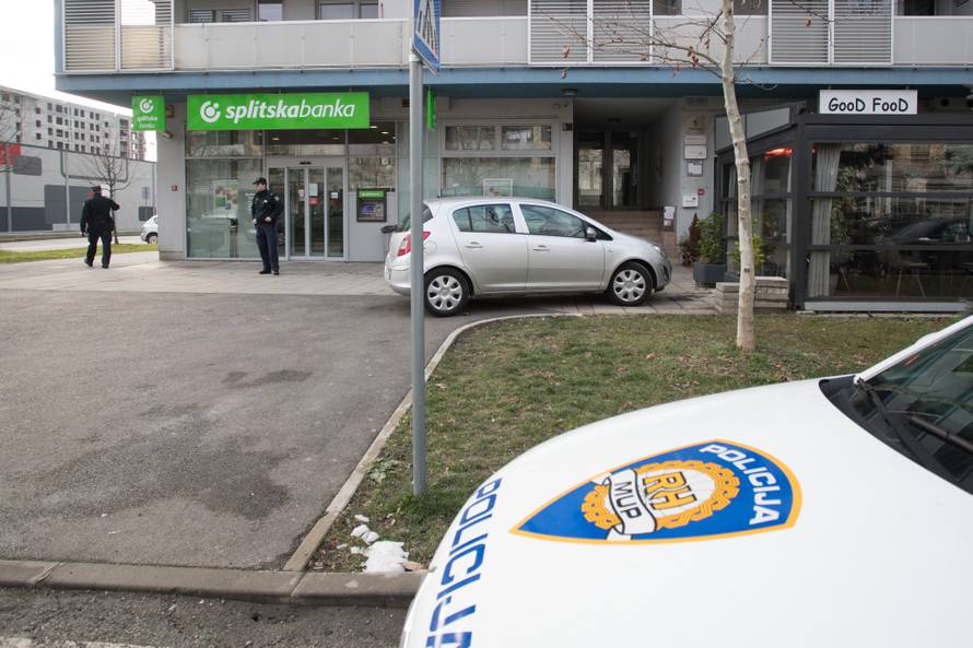 Opljačkana poslovnica Splitske banke u Središću u Zagrebu