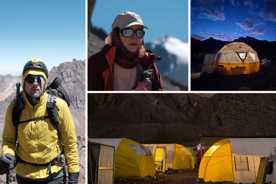 Doktor i pacijentica s novim plu&cacute;ima o usponu na najvi&scaron;i vrh Ju&zcaron;ne Amerike