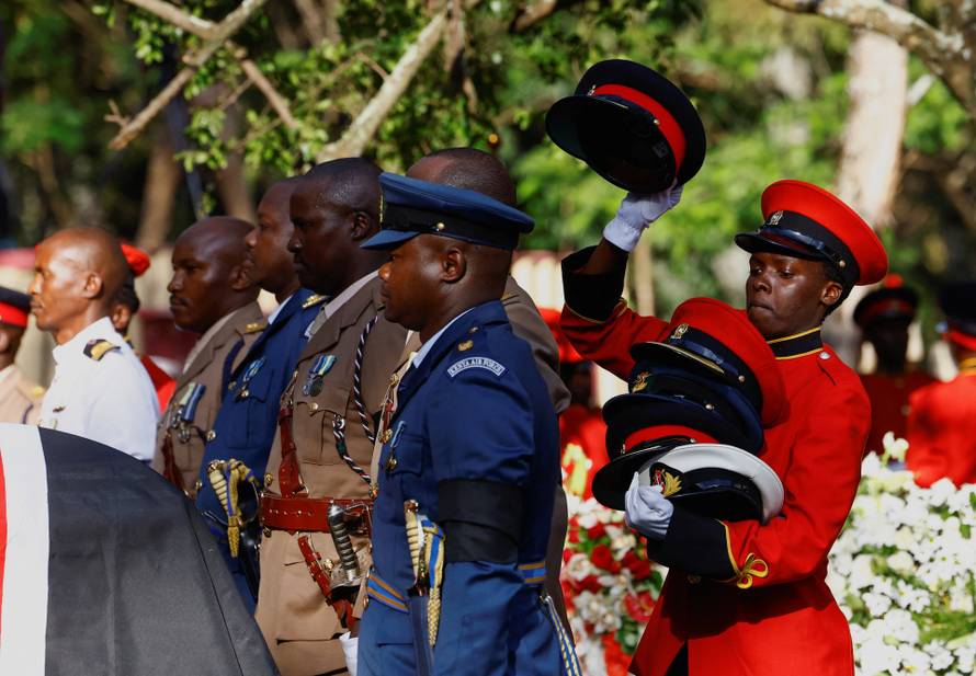 Burial of Kenya's former Prime Minister Raila Odinga, in Bondo